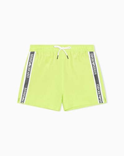EMPORIO ARMANI Herren Mid Boxer Badehose, Neongrün (Lime Punch), M von EMPORIO ARMANI