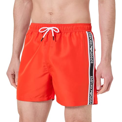 EMPORIO ARMANI Herren Mid Boxer Badehose, Red.com, S 7-9 von EMPORIO ARMANI