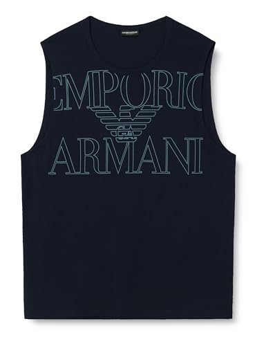 EMPORIO ARMANI Herren Round-Neck T-Shirt, Armani Blu, XX-Large von EMPORIO ARMANI