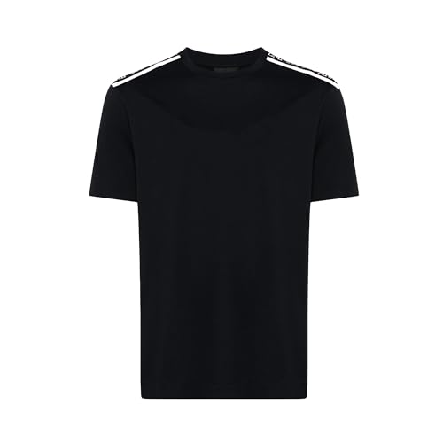 EMPORIO ARMANI Herren Round-Neck T-Shirt, Schwarz, M von EMPORIO ARMANI