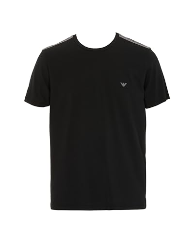EMPORIO ARMANI Herren S/Sleeve T-Shirt, Black, XXL von EMPORIO ARMANI