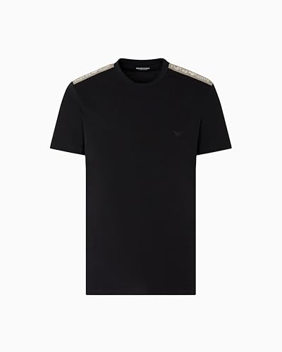 EMPORIO ARMANI Herren S/Sleeve T-Shirt, Schwarz, XL von EMPORIO ARMANI