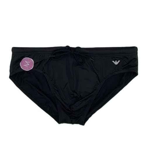 EMPORIO ARMANI Herren Slip Schwimm-Slips, Black, S 7-9 von EMPORIO ARMANI