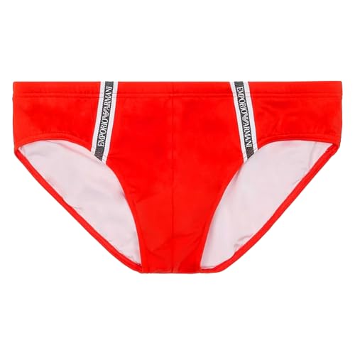 EMPORIO ARMANI Herren Slip Schwimm-Slips, Red.com, L/XL von EMPORIO ARMANI
