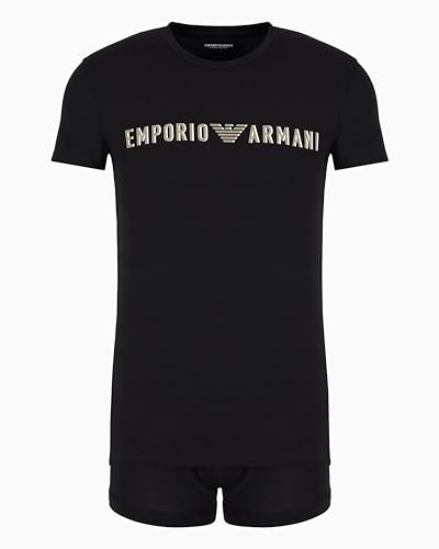 EMPORIO ARMANI Herren Trunk Set T-Shirt, Schwarz, XL von EMPORIO ARMANI
