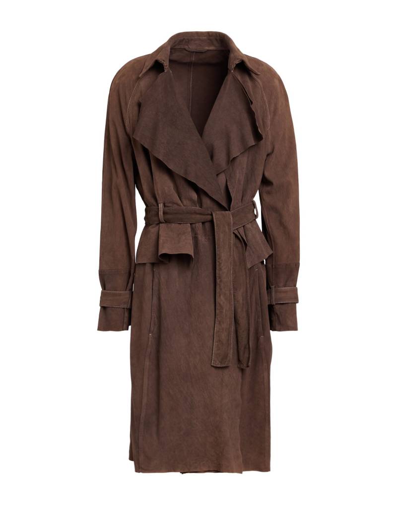 EMPORIO ARMANI Jacke, Mantel & Trenchcoat Damen Dunkelbraun von EMPORIO ARMANI