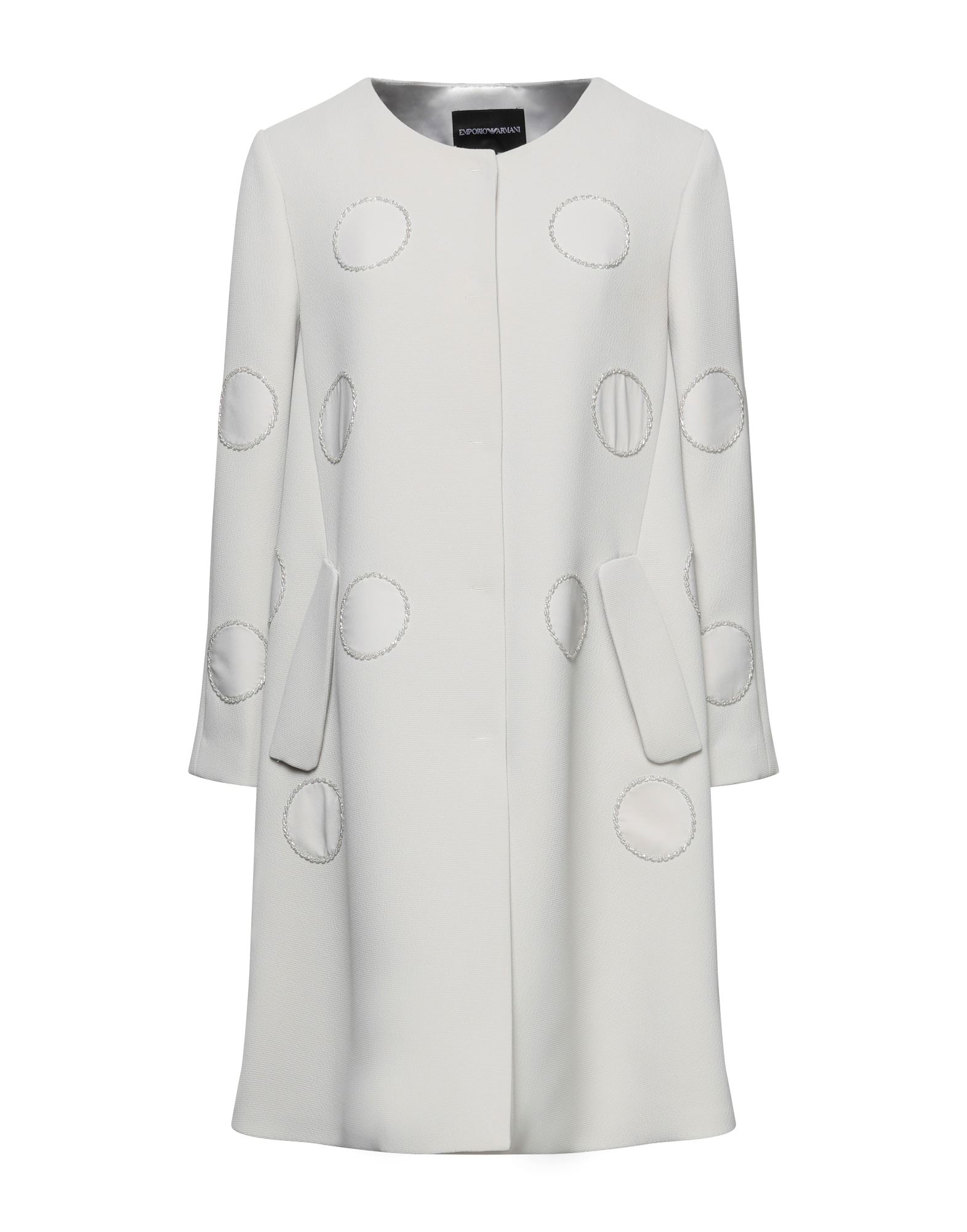 EMPORIO ARMANI Jacke, Mantel & Trenchcoat Damen Hellgrau von EMPORIO ARMANI