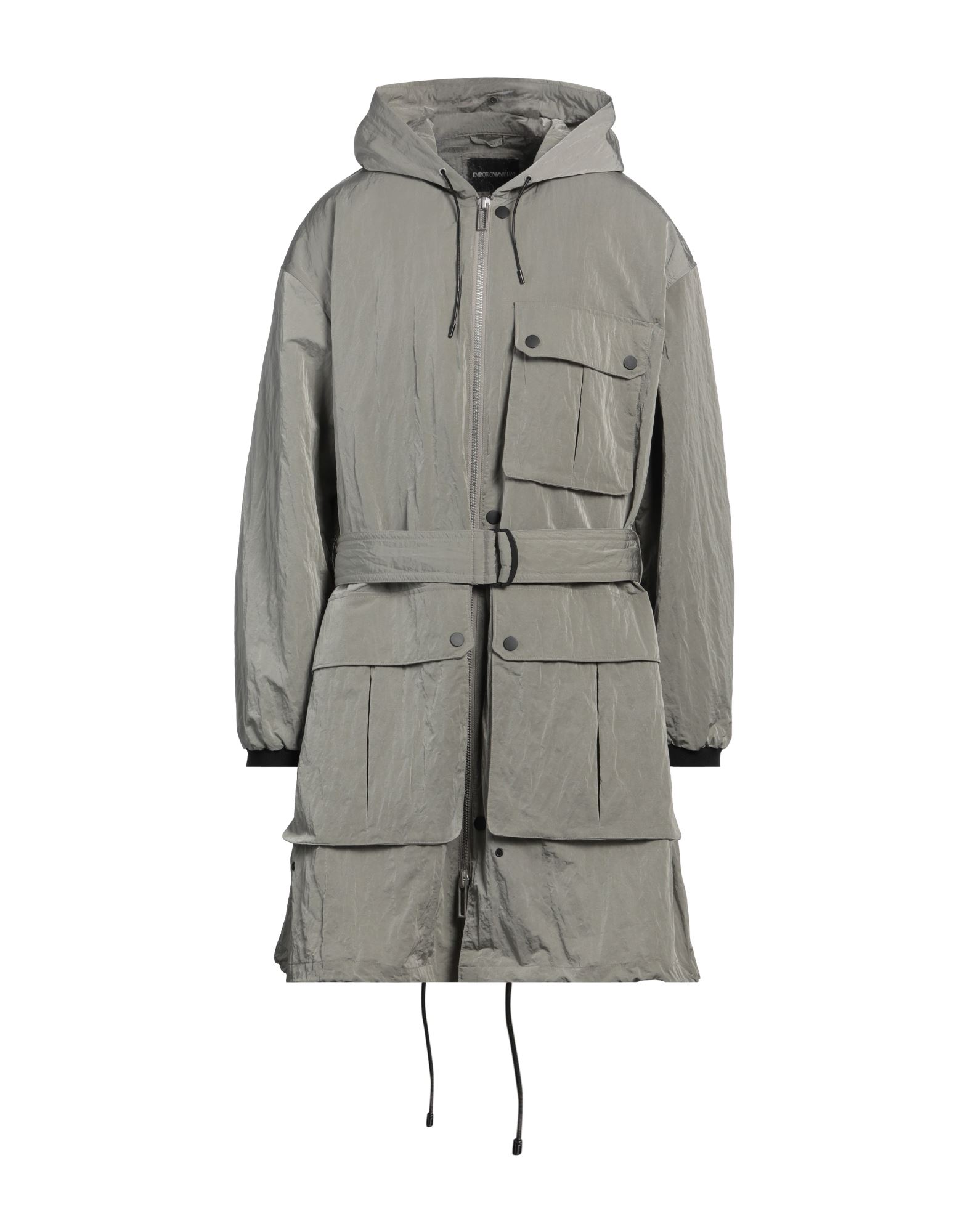 EMPORIO ARMANI Jacke, Mantel & Trenchcoat Herren Grau von EMPORIO ARMANI