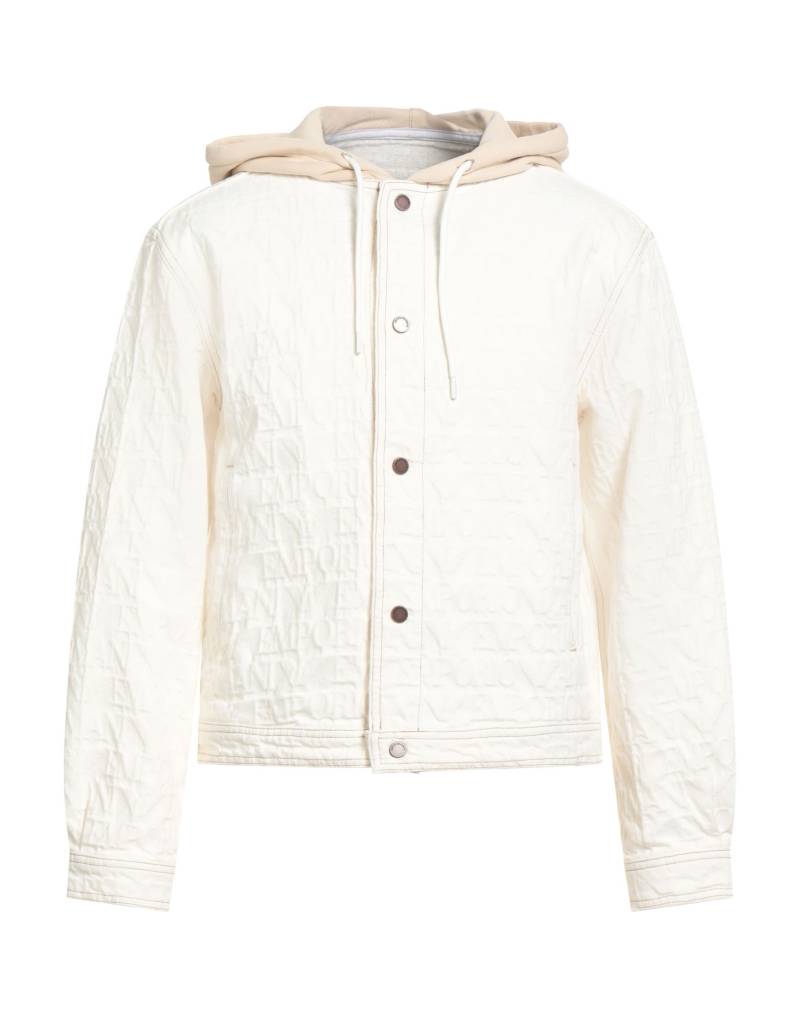 EMPORIO ARMANI Jacke & Anorak Herren Cremeweiß von EMPORIO ARMANI