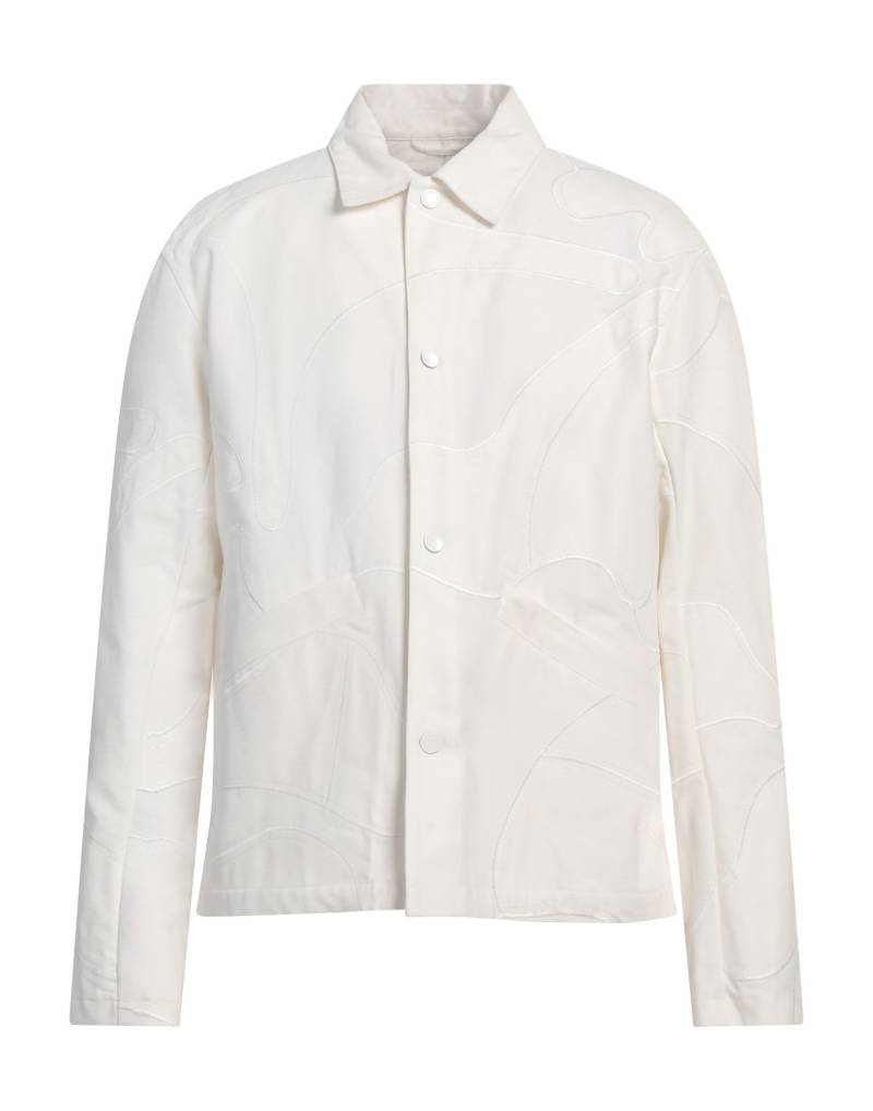 EMPORIO ARMANI Jeansjacke/-mantel Herren Weiß von EMPORIO ARMANI