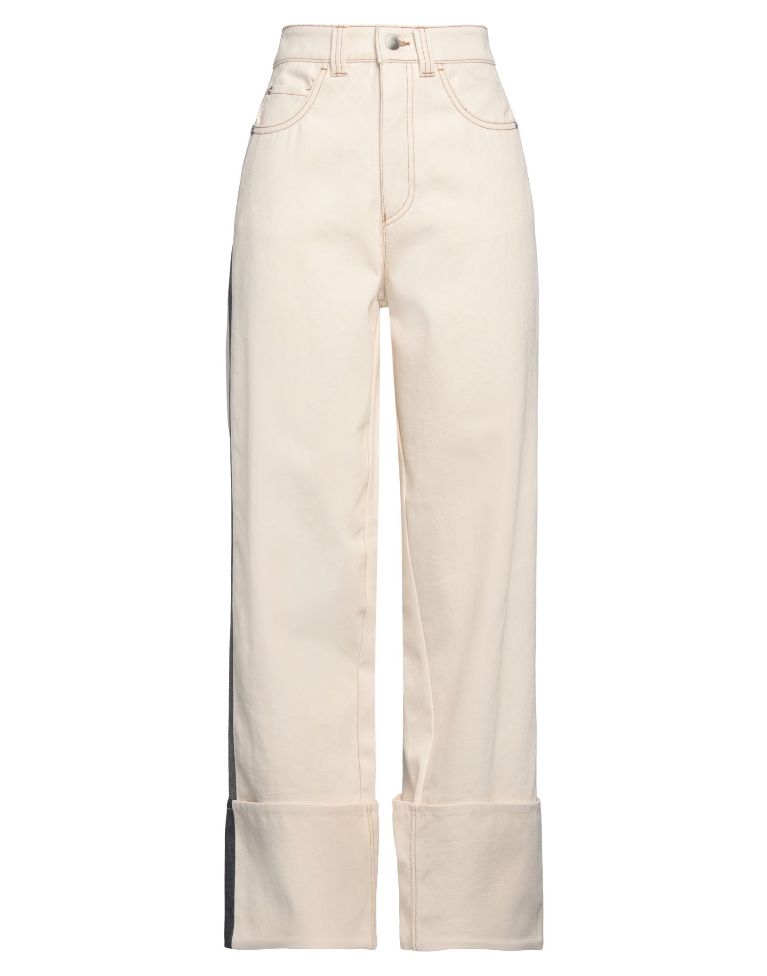 EMPORIO ARMANI Jeanshose Damen Cremeweiß EMPORIO ARMANI Jeanshose Damen Cremeweiß von EMPORIO ARMANI