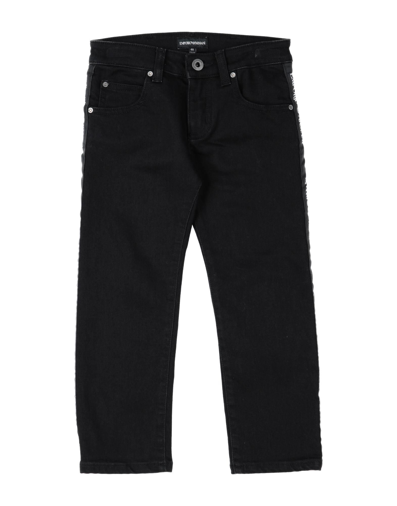 EMPORIO ARMANI Jeanshose Kinder Schwarz von EMPORIO ARMANI