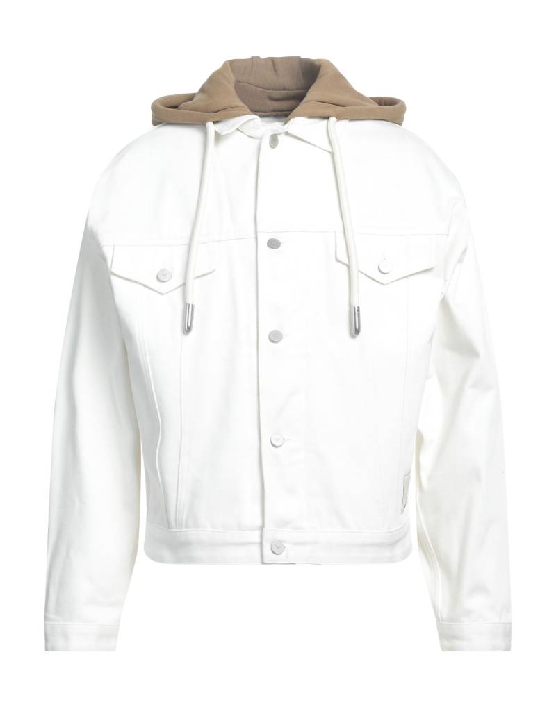 EMPORIO ARMANI Jeansjacke/-mantel Herren Elfenbein von EMPORIO ARMANI