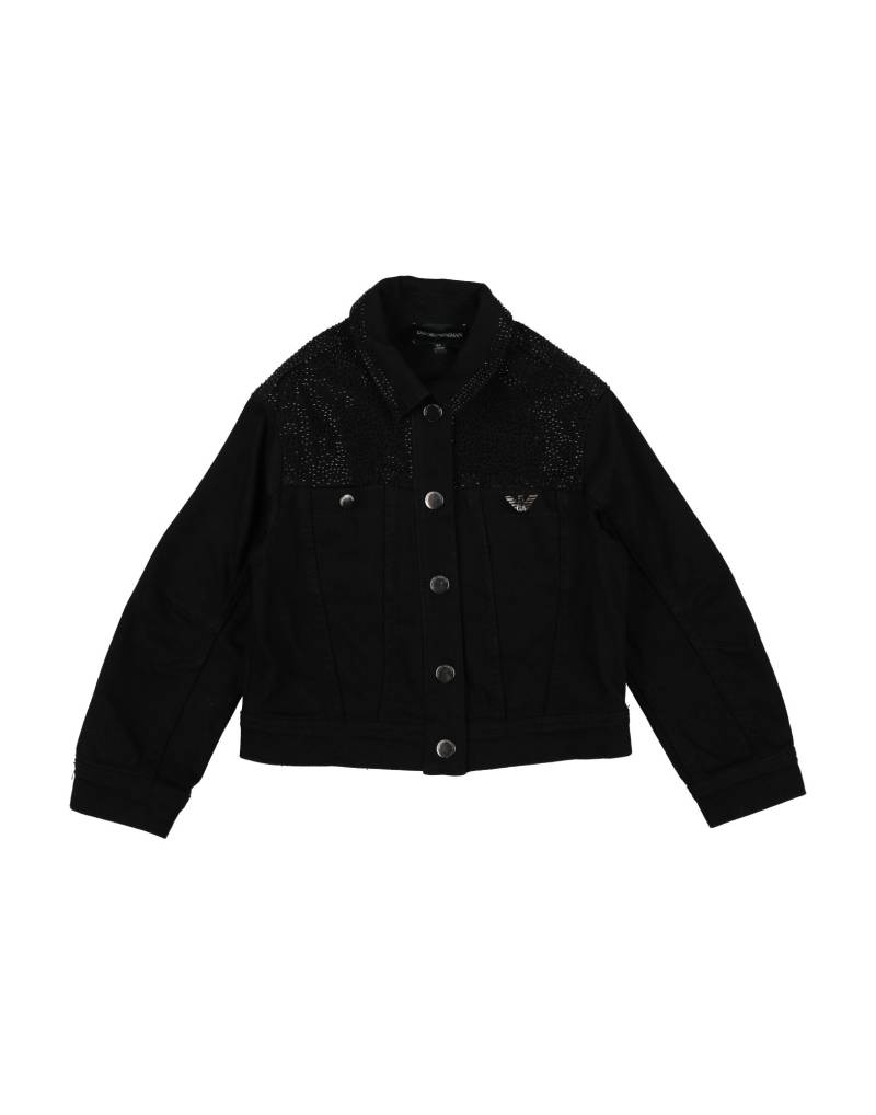 EMPORIO ARMANI Jeansjacke/-mantel Kinder Schwarz von EMPORIO ARMANI