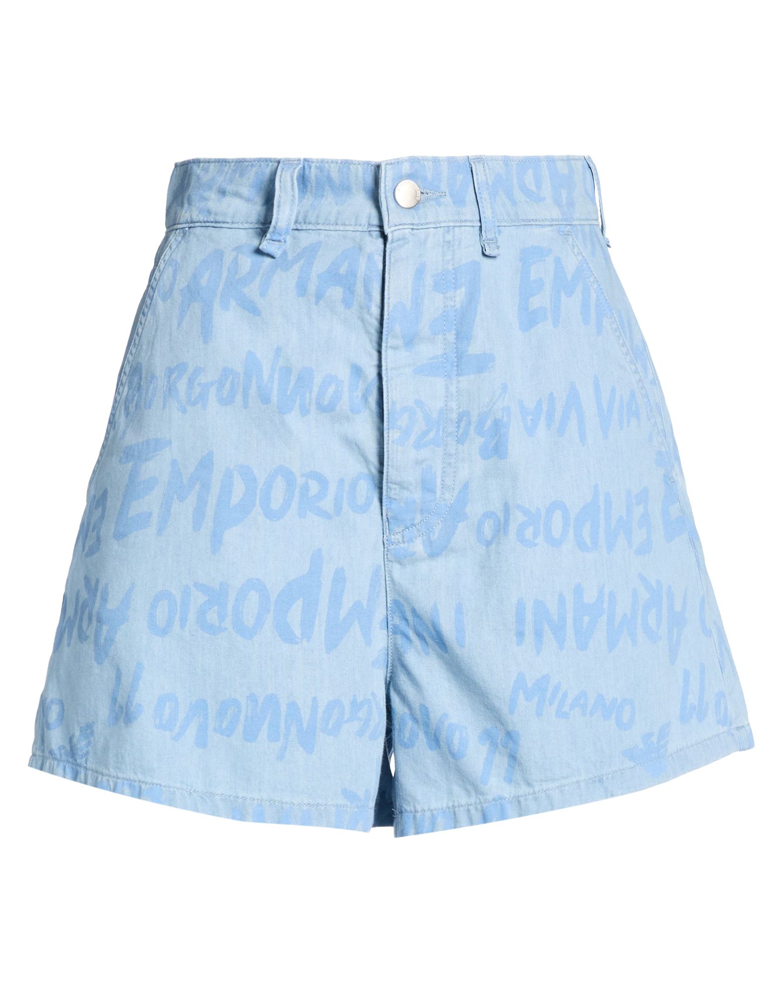 EMPORIO ARMANI Jeansshorts Damen Blau von EMPORIO ARMANI