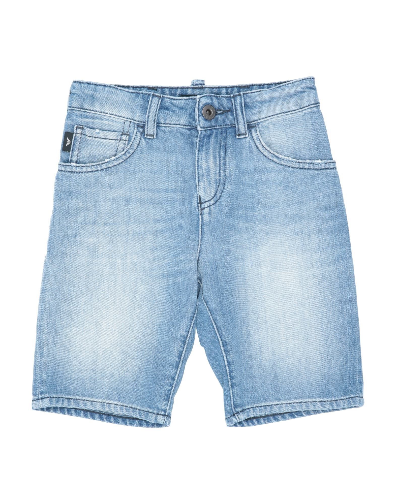 EMPORIO ARMANI Jeansshorts Kinder Blau EMPORIO ARMANI Jeansshorts Kinder Blau von EMPORIO ARMANI