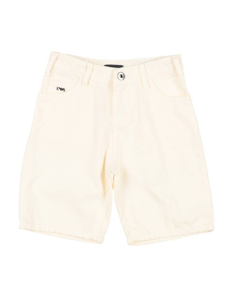 EMPORIO ARMANI Jeansshorts Kinder Cremeweiß von EMPORIO ARMANI