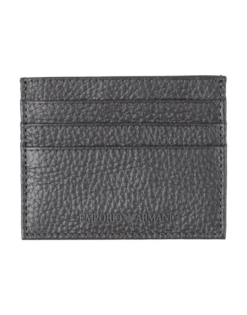 EMPORIO ARMANI Kartenetui Herren Braungrau von EMPORIO ARMANI