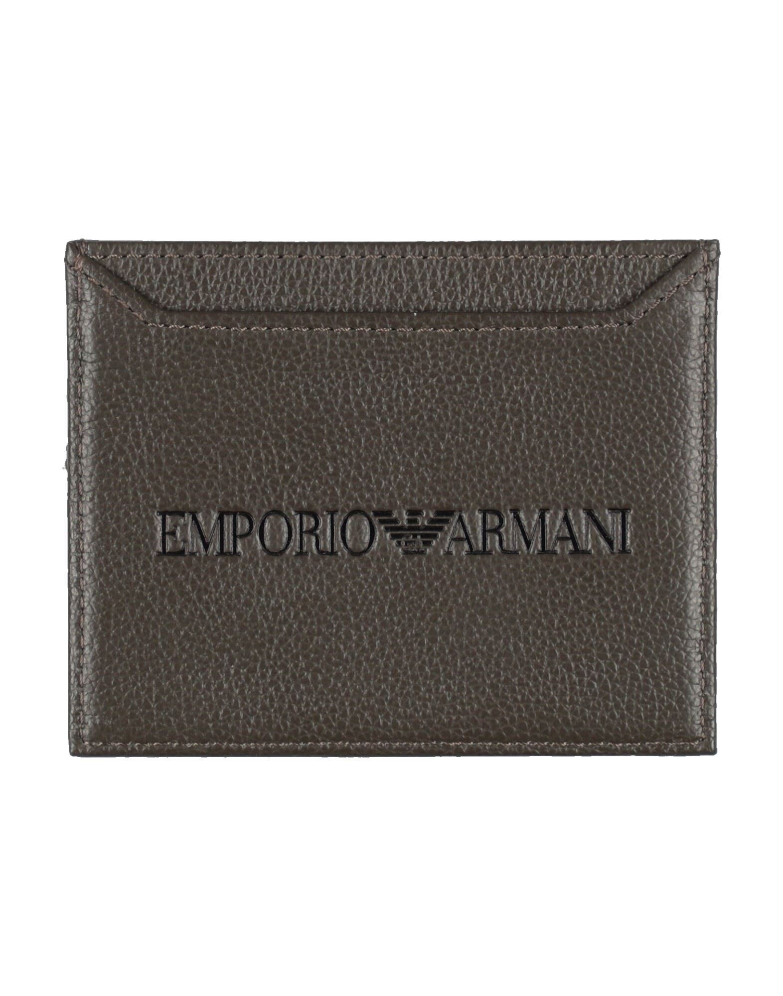 EMPORIO ARMANI Kartenetui Herren Dunkelgrün von EMPORIO ARMANI