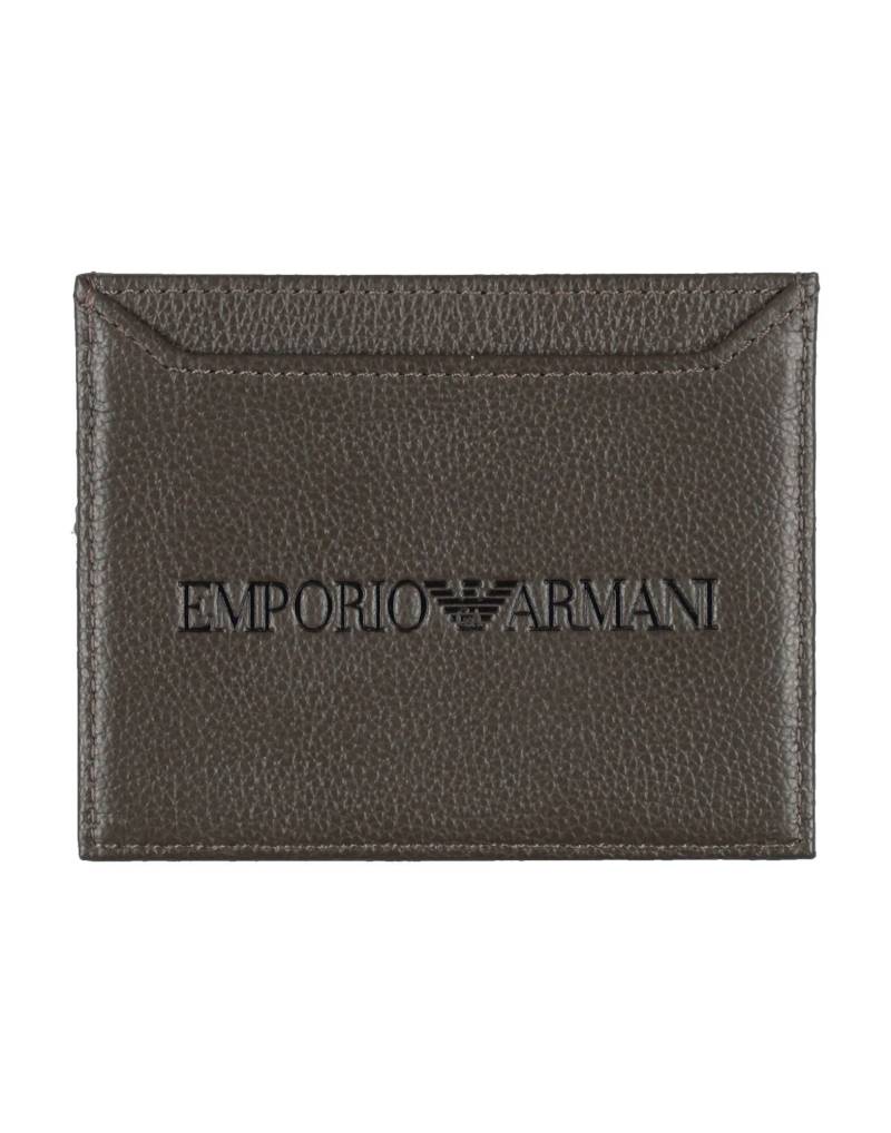 EMPORIO ARMANI Kartenetui Herren Dunkelgrün von EMPORIO ARMANI