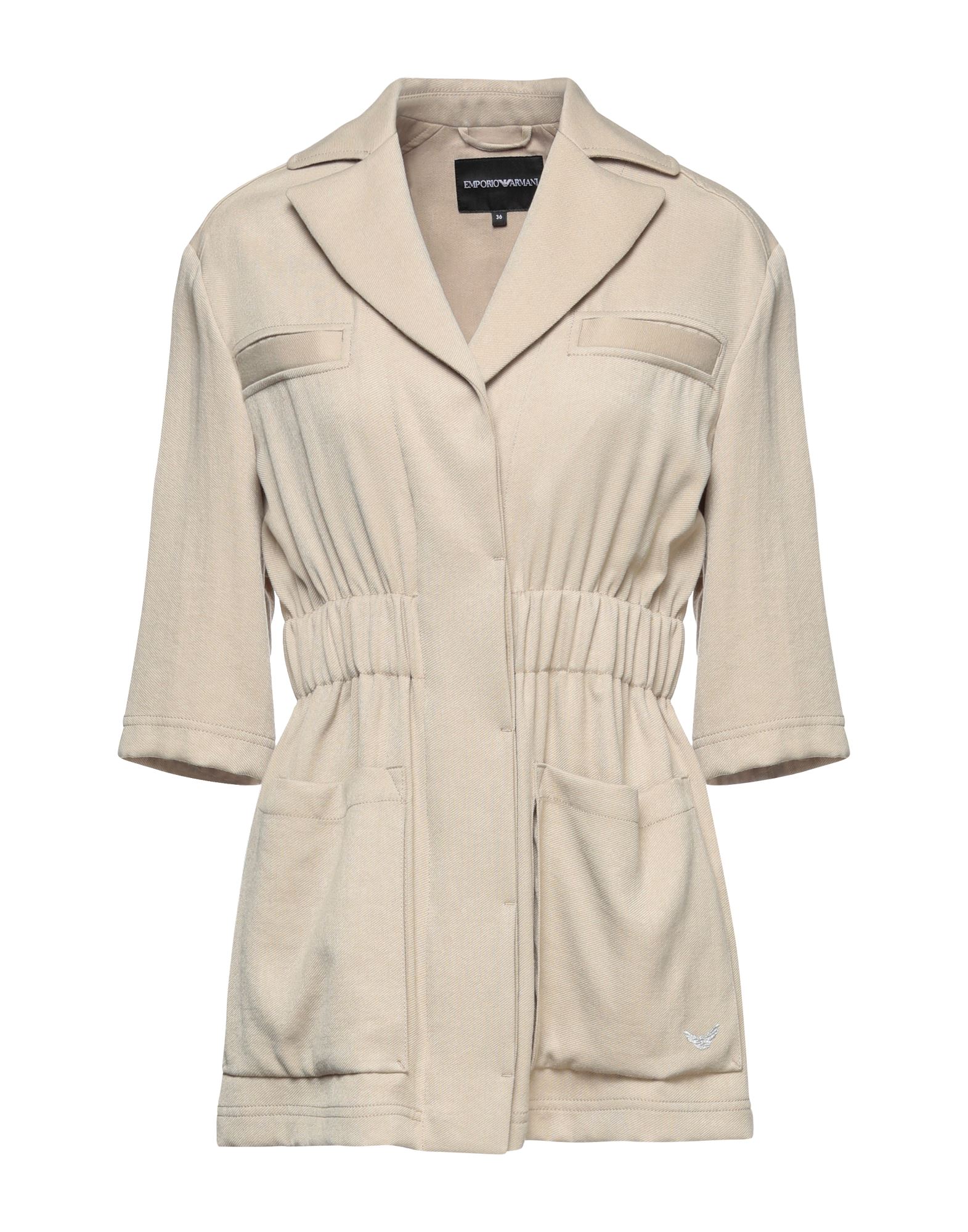 EMPORIO ARMANI Jacke, Mantel & Trenchcoat Damen Beige von EMPORIO ARMANI