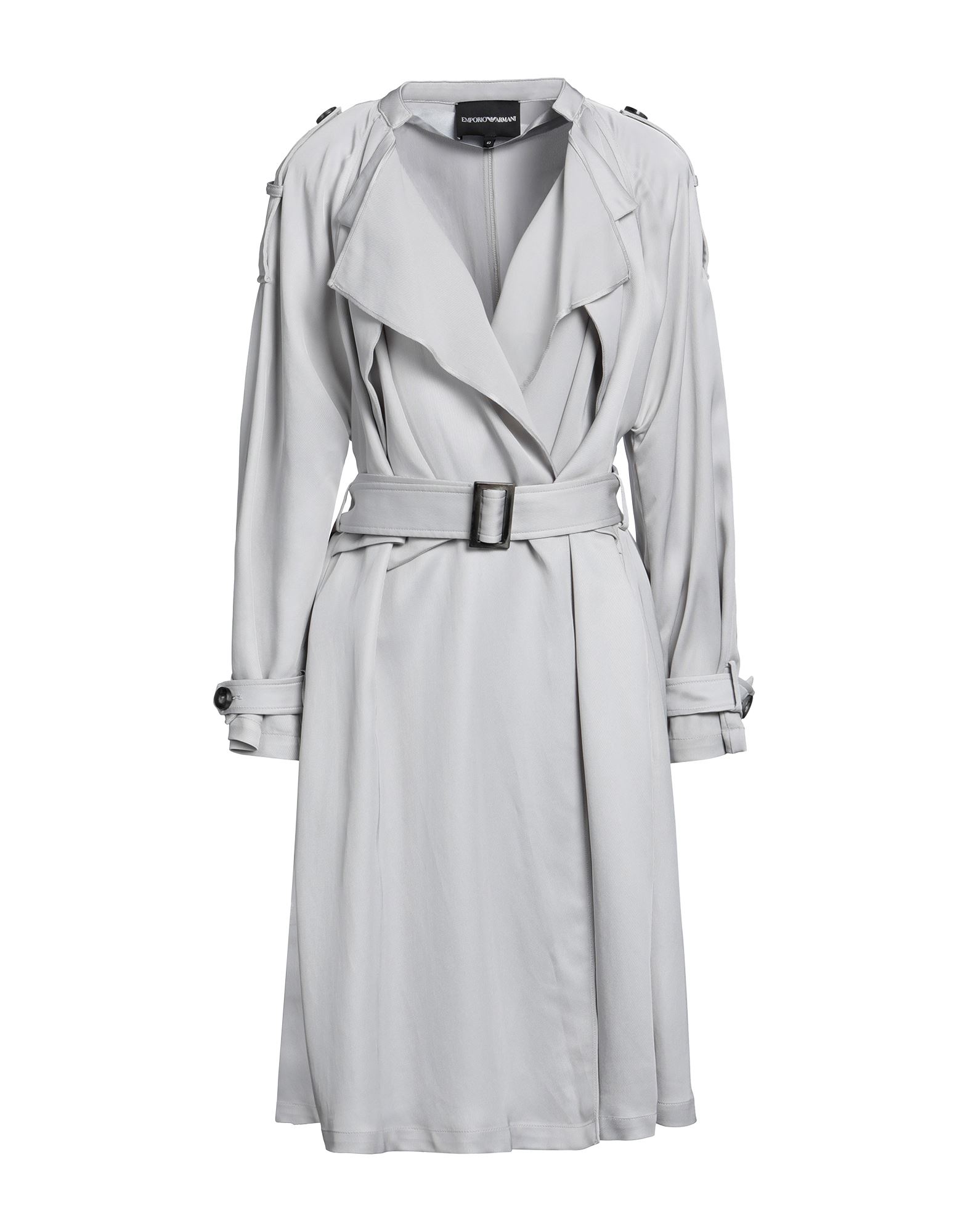 EMPORIO ARMANI Jacke, Mantel & Trenchcoat Damen Hellgrau von EMPORIO ARMANI