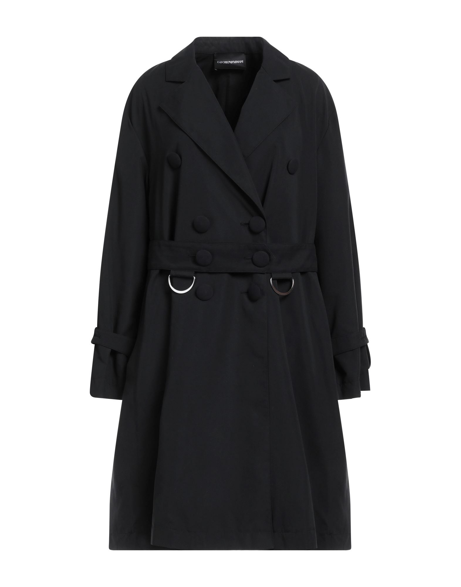 EMPORIO ARMANI Jacke, Mantel & Trenchcoat Damen Schwarz von EMPORIO ARMANI