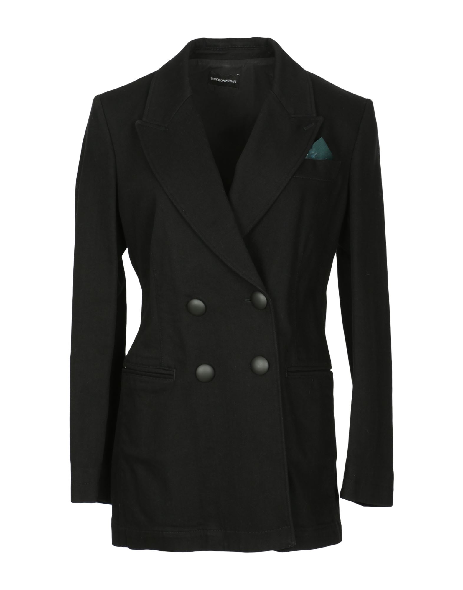 EMPORIO ARMANI Jacke, Mantel & Trenchcoat Damen Schwarz von EMPORIO ARMANI