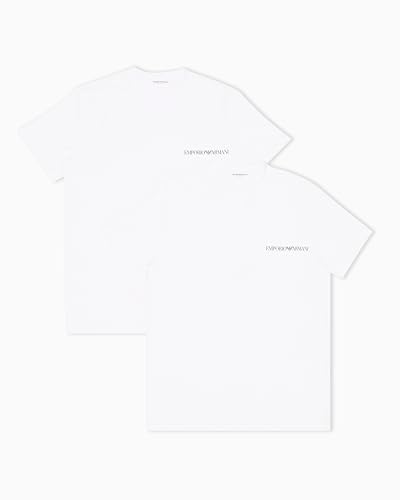 EMPORIO ARMANI Man Core Logoband 2-Pack V Neck T-Shirt White XXL, weiß/weiß, XXL EMPORIO ARMANI Man Core Logoband 2-Pack V Neck T-Shirt White XXL, weiß/weiß, XXL von EMPORIO ARMANI