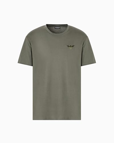 EMPORIO ARMANI Herren Round-Neck T-Shirt, Climbing Ivy, L von EMPORIO ARMANI