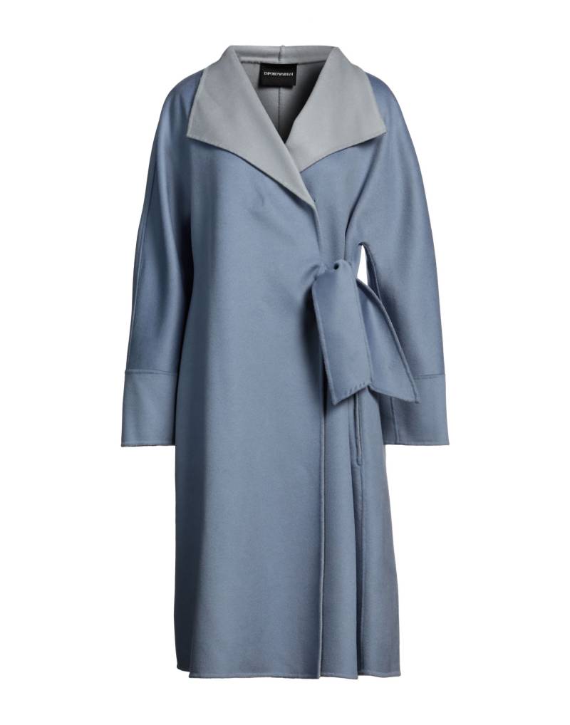 EMPORIO ARMANI Mantel Damen Hellblau von EMPORIO ARMANI