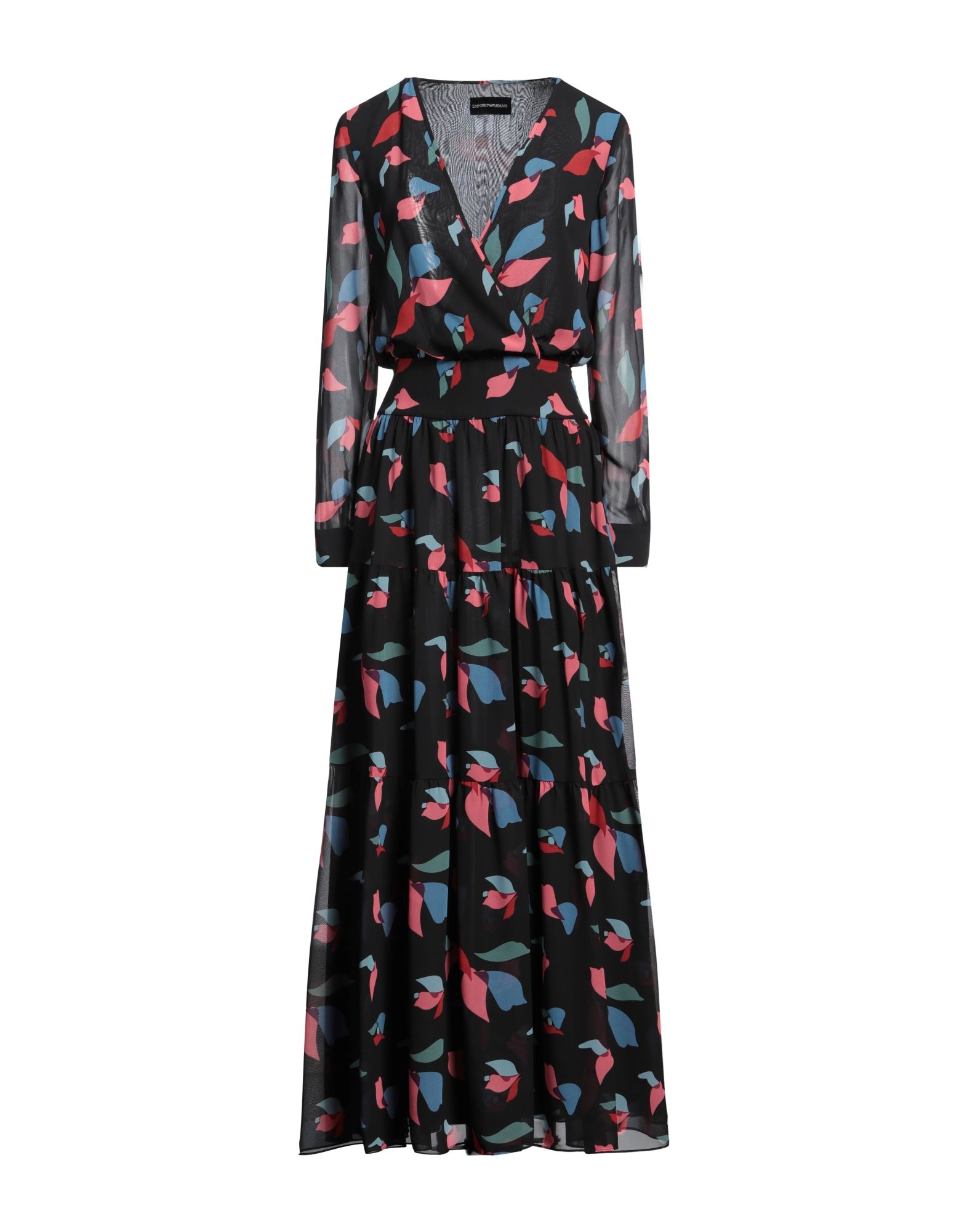 EMPORIO ARMANI Maxi-kleid Damen Schwarz von EMPORIO ARMANI