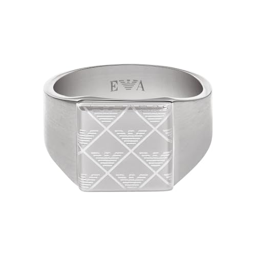 EMPORIO ARMANI Men's Stainless Steel Signet Rings von EMPORIO ARMANI