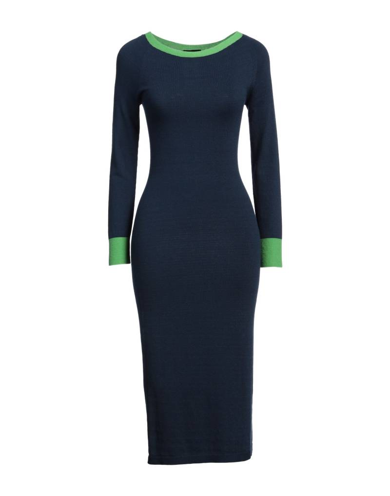 EMPORIO ARMANI Midi-kleid Damen Marineblau von EMPORIO ARMANI