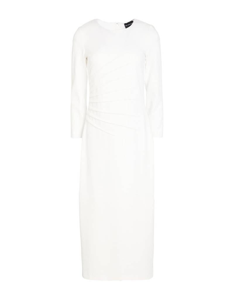 EMPORIO ARMANI Midi-kleid Damen Off white EMPORIO ARMANI Midi-kleid Damen Off white von EMPORIO ARMANI