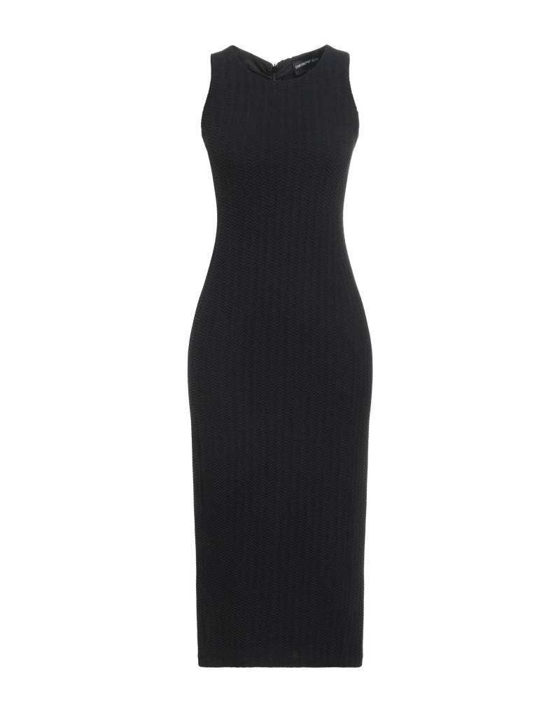 EMPORIO ARMANI Midi-kleid Damen Schwarz von EMPORIO ARMANI