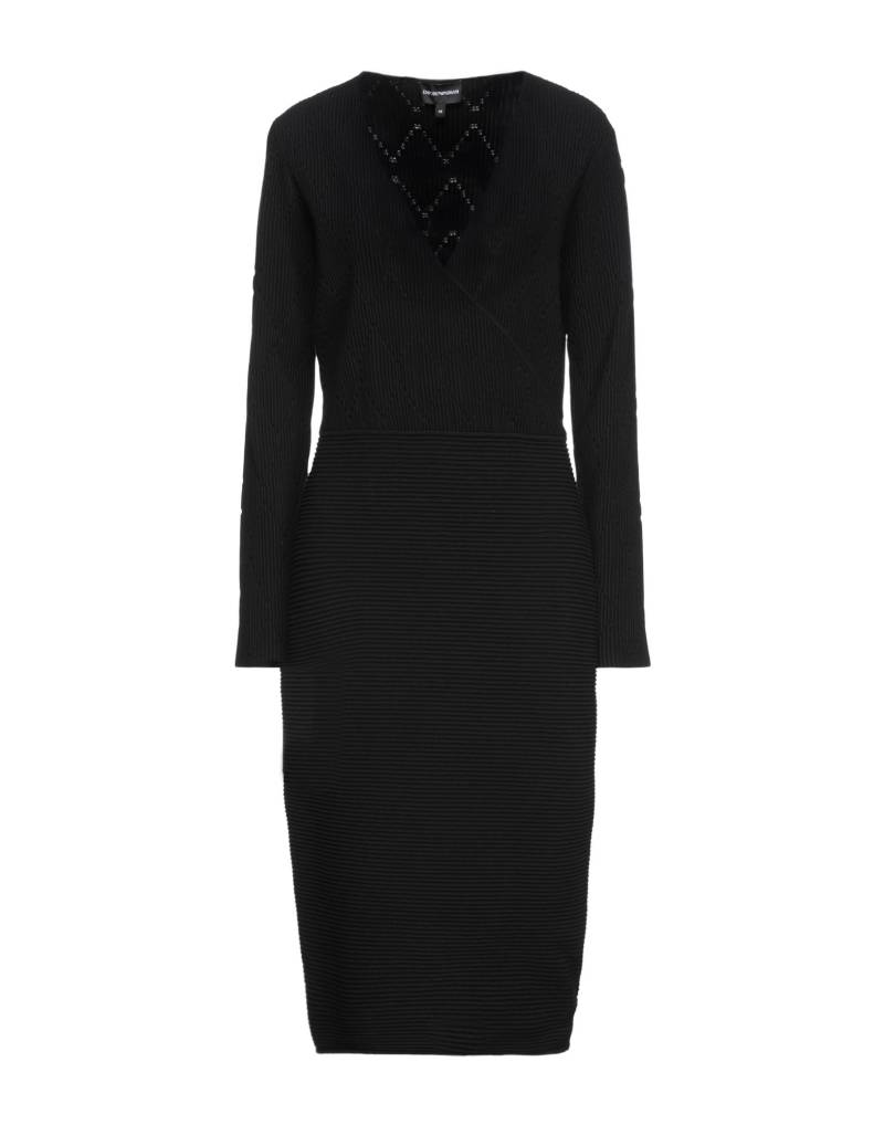 EMPORIO ARMANI Midi-kleid Damen Schwarz von EMPORIO ARMANI