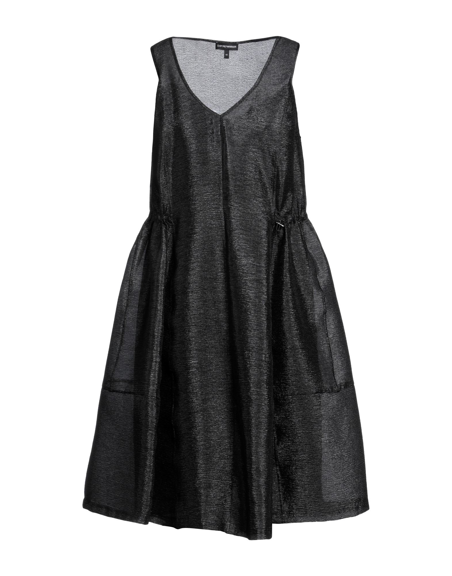 EMPORIO ARMANI Midi-kleid Damen Schwarz von EMPORIO ARMANI