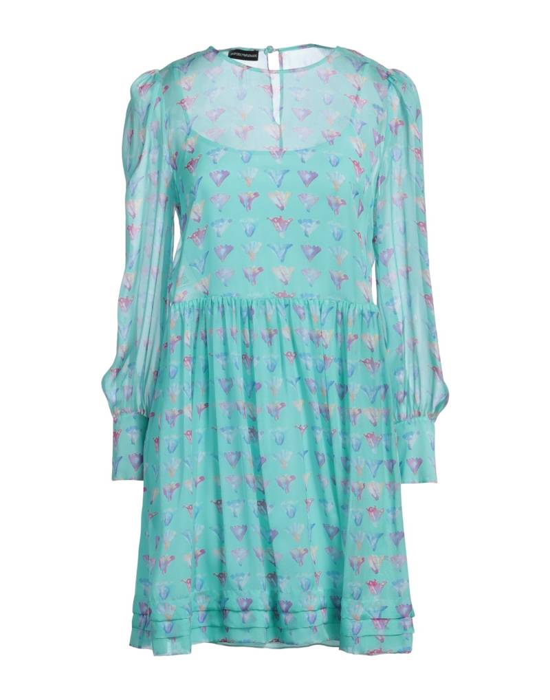 EMPORIO ARMANI Mini-kleid Damen Tūrkis EMPORIO ARMANI Mini-kleid Damen Tūrkis von EMPORIO ARMANI