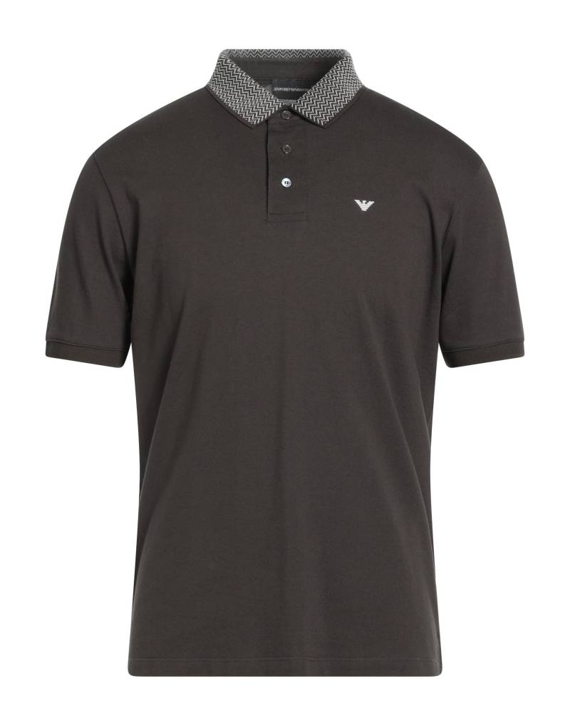 EMPORIO ARMANI Poloshirt Herren Dunkelgrün EMPORIO ARMANI Poloshirt Herren Dunkelgrün von EMPORIO ARMANI