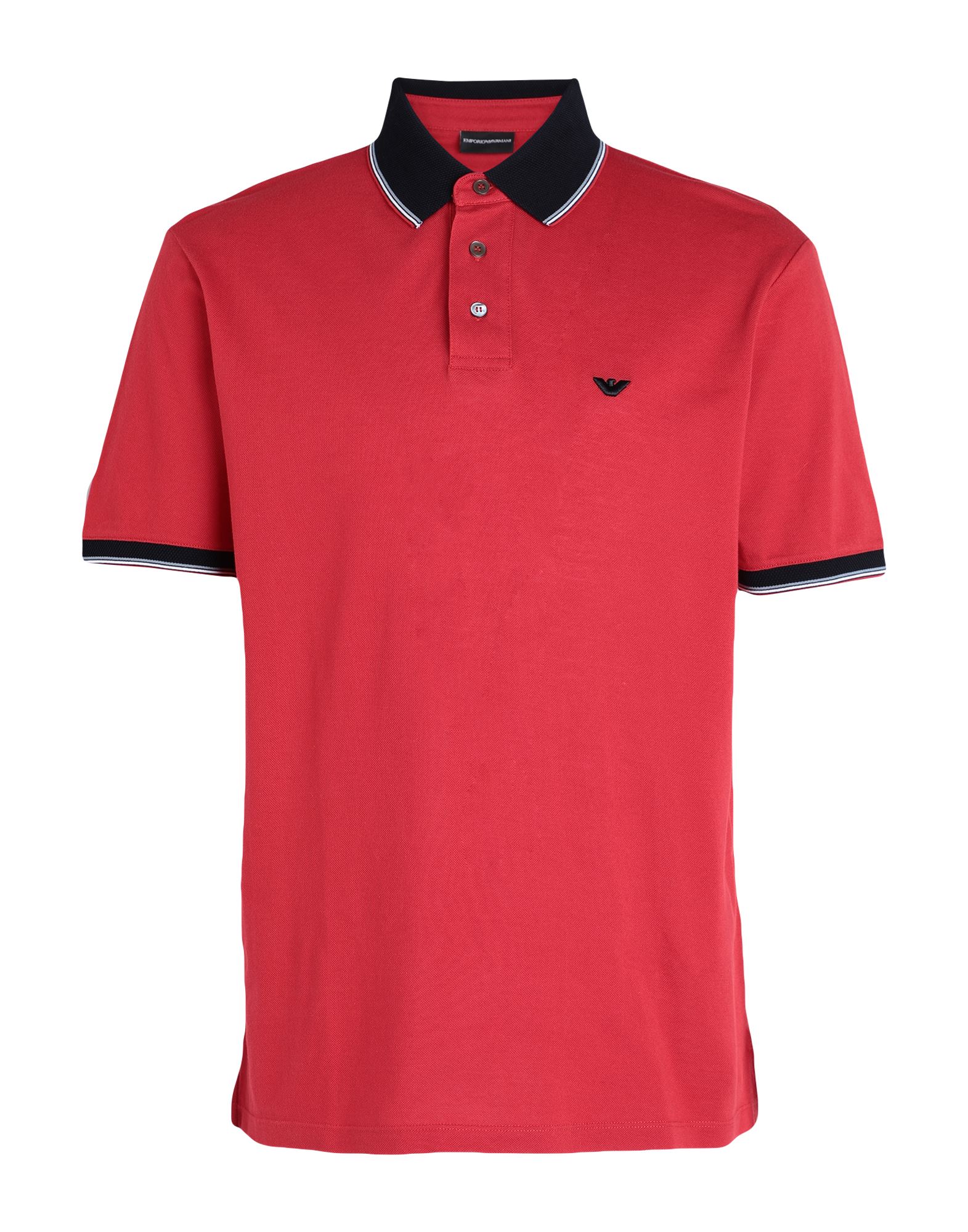 EMPORIO ARMANI Poloshirt Herren Rot von EMPORIO ARMANI