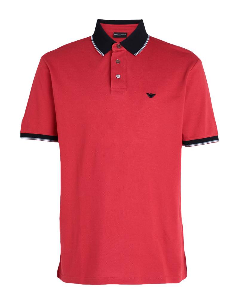 EMPORIO ARMANI Poloshirt Herren Rot von EMPORIO ARMANI