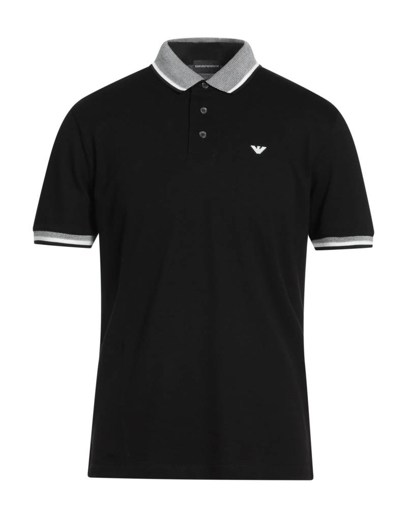 EMPORIO ARMANI Poloshirt Herren Schwarz EMPORIO ARMANI Poloshirt Herren Schwarz von EMPORIO ARMANI
