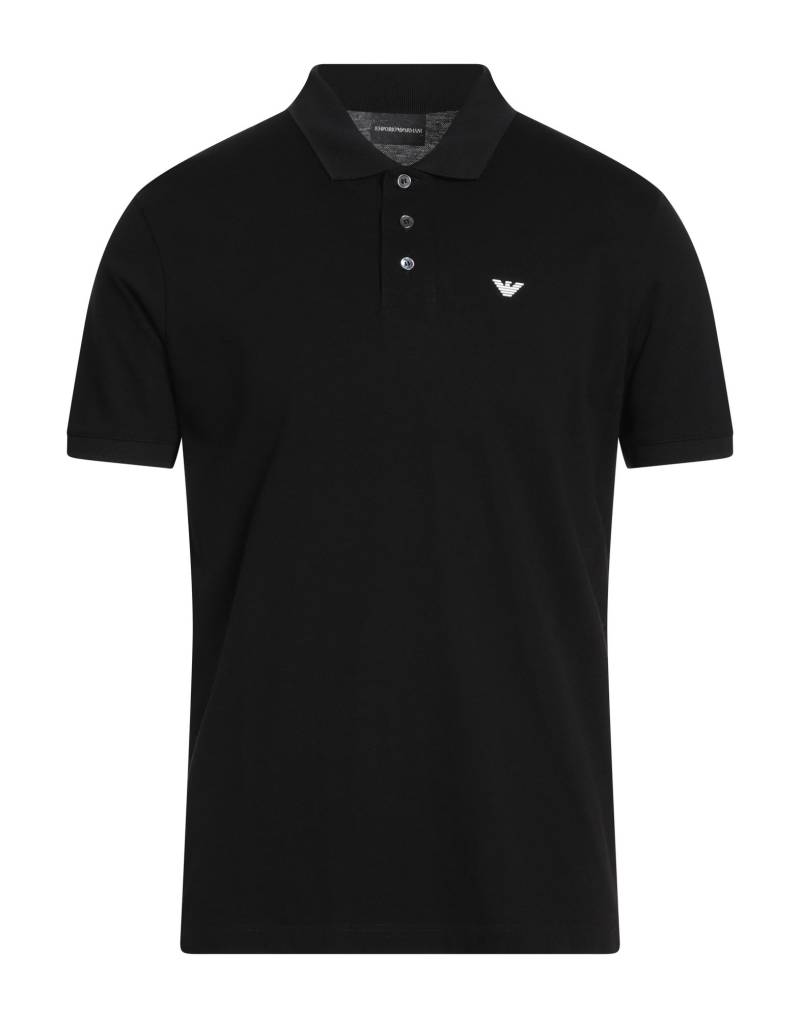 EMPORIO ARMANI Poloshirt Herren Schwarz EMPORIO ARMANI Poloshirt Herren Schwarz von EMPORIO ARMANI
