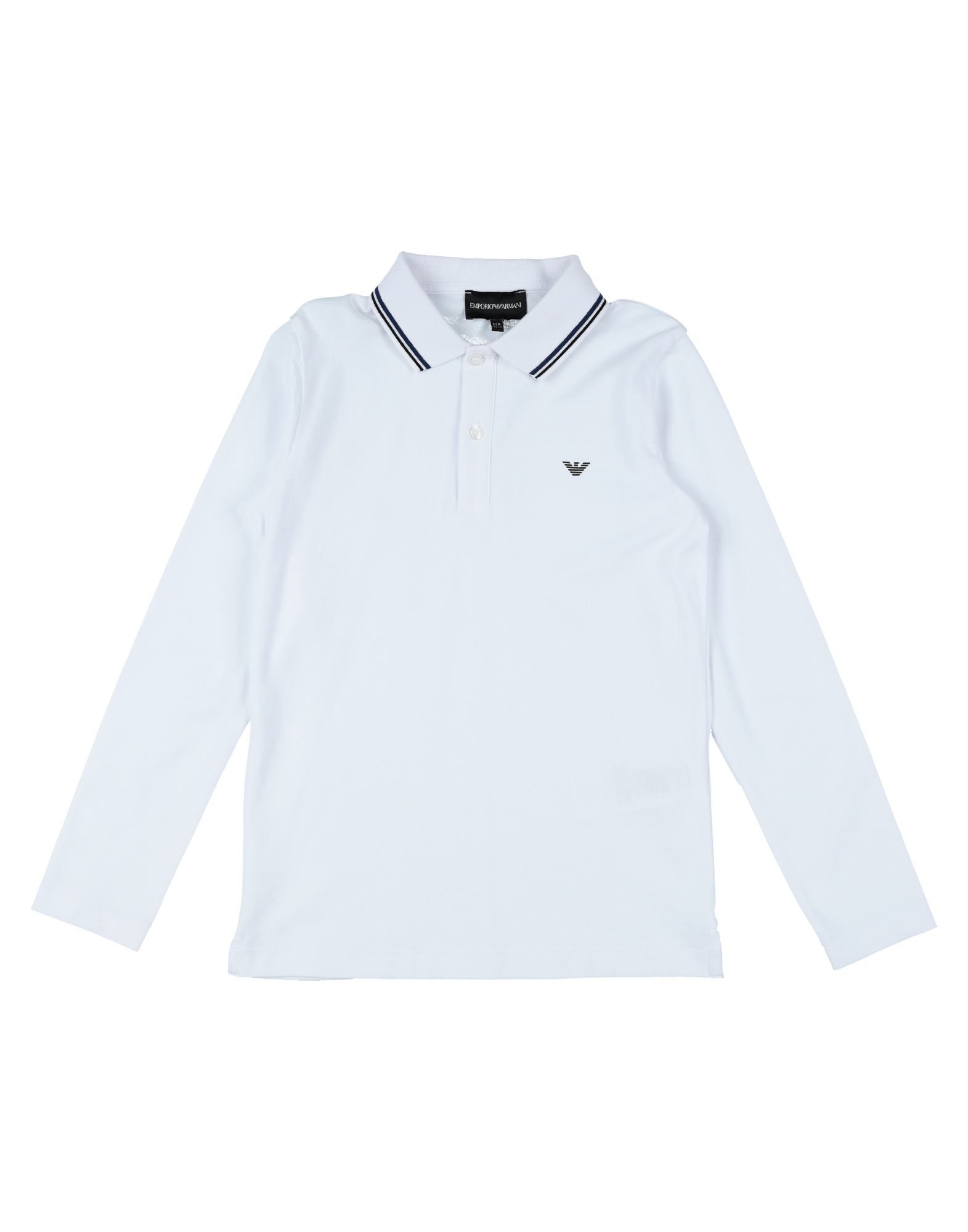 EMPORIO ARMANI Poloshirt Kinder Weiß von EMPORIO ARMANI