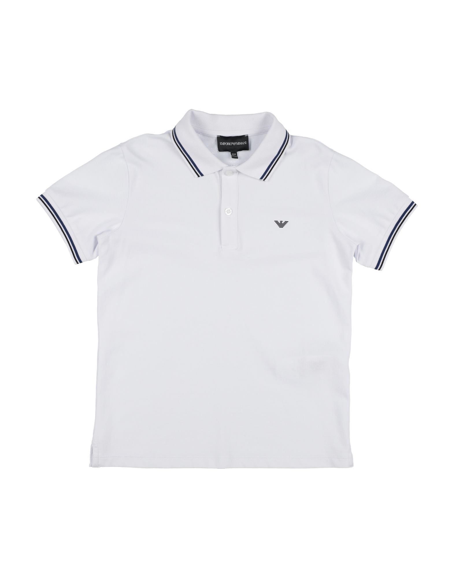 EMPORIO ARMANI Poloshirt Kinder Weiß von EMPORIO ARMANI