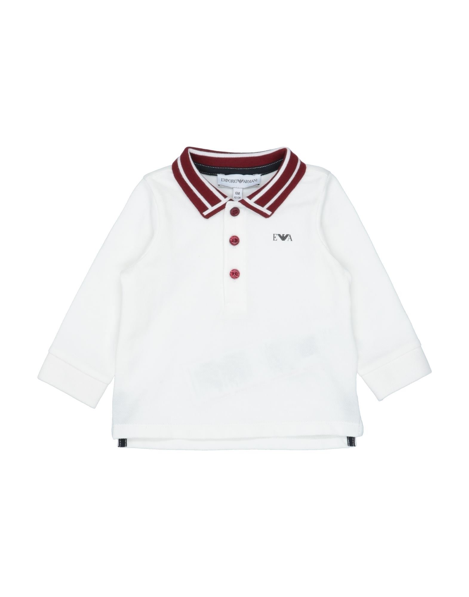 EMPORIO ARMANI Poloshirt Kinder Weiß von EMPORIO ARMANI