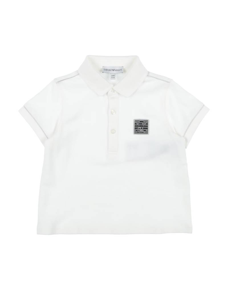 EMPORIO ARMANI Poloshirt Kinder Weiß von EMPORIO ARMANI