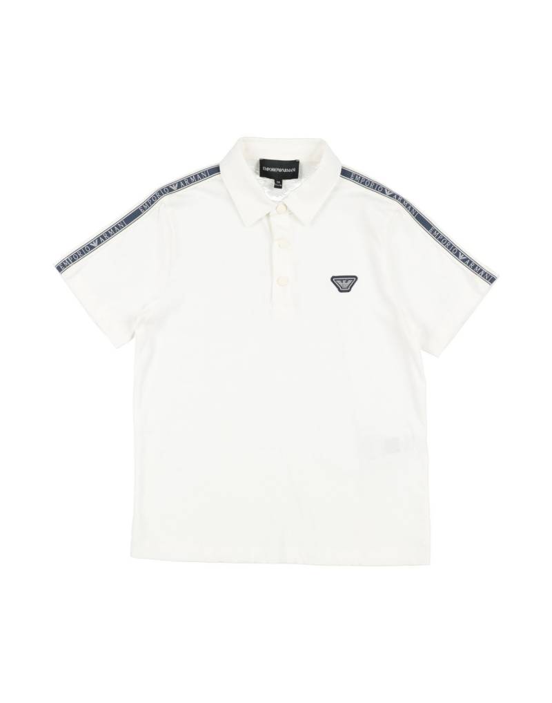 EMPORIO ARMANI Poloshirt Kinder Weiß von EMPORIO ARMANI