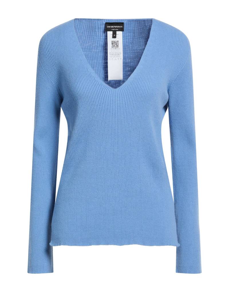 EMPORIO ARMANI Pullover Damen Azurblau von EMPORIO ARMANI